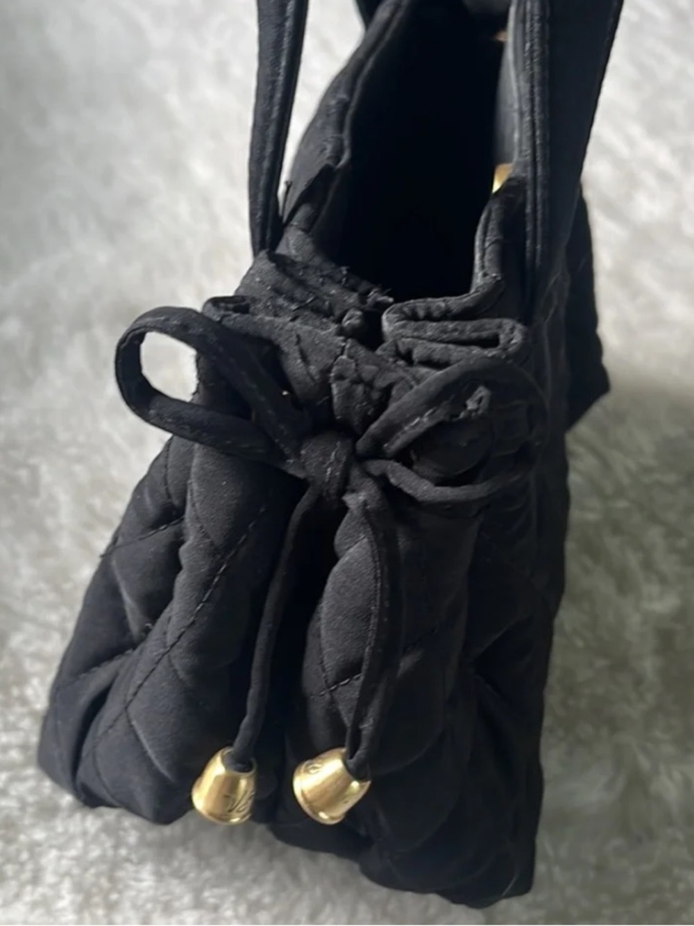 Vera Bradley black diamond quilted mini satchel - Picture 3 of 14